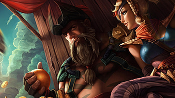Gangplank, Striking , High-definition, Artistic design HD wallpaper