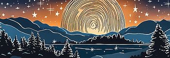 a starry night 010, starry, night, landscape, Abstract, Stars HD wallpaper