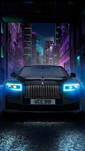 Rolls Royce, automotive lighting, automotive parking light HD phone wallpaper