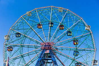 Cities, City, Ferris Wheel, Attraction, Entertainment HD wallpaper
