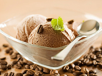 Ice cream, sweet, chocolate, sugary, coffee, food, cream HD wallpaper