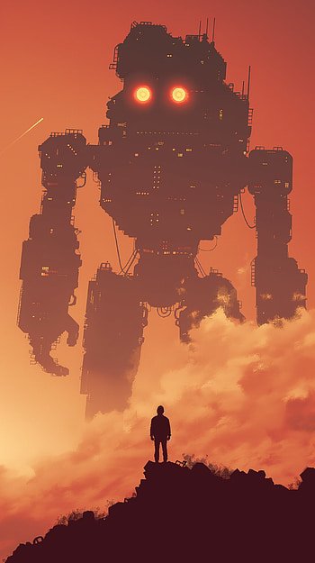 Majestic Robot Rise For , machine, robot HD phone wallpaper