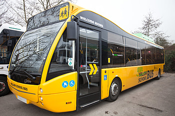 Eco Friendly Bus, school, bus, friendly, eco HD wallpaper