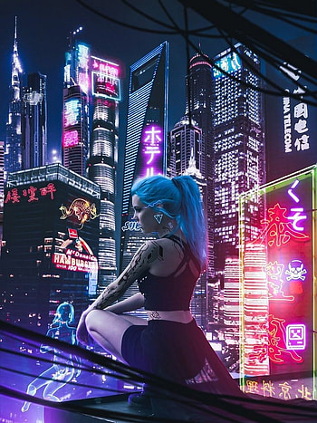 ciri cyberpunk, magenta, game, pink, girl HD phone wallpaper