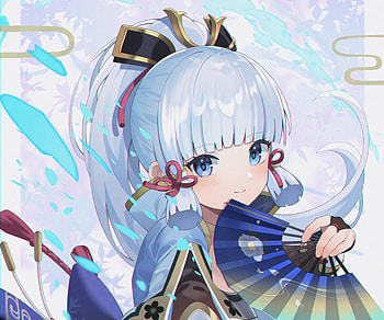 Kamisato Ayaka, Kamisato Ayaka (Genshin Impact), video game, Genshin Impact HD wallpaper