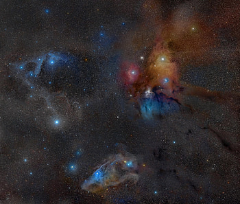 Nebula, space, stars, gases HD wallpaper