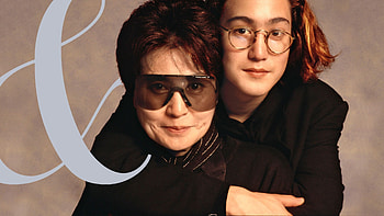 Yoko Ono, Sean Lennon interview, Yoko Ono poses, Famous couple HD wallpaper