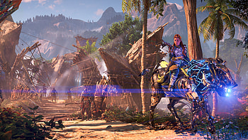 Horizon Forbidden West Aloy - Vibrant Adventure Game Backdrop, video game, Horizon Forbidden West, Aloy (Horizon Series) HD wallpaper
