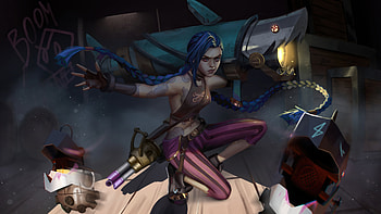 Arcane Jinx , jinx-league-of-legends, league-of-legends, games, artstation HD wallpaper