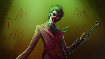 Ha Ha Ha Joker, joker, superheroes, dc-comics, artstation HD wallpaper
