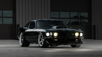 1969 Ringbrothers Ford Mustang Mach 1 Kingpin, Coupe, Restomod, Supercharged, V8, car HD wallpaper