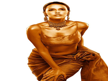 WOMAN IN GOLD, model, gold, female, beauty HD wallpaper