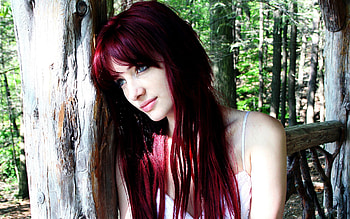 Susan Coffey, eyes, hot, red hair, beautiful, people, celebrity, lady, susan, coffey, red, trees, models, hair HD wallpaper