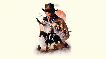Artwork, Red Dead Redemption HD wallpaper