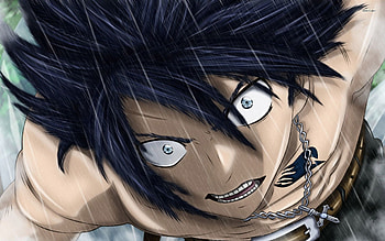 Gray Fullbuster, Anime character, Ice magic, Powerful warrior HD wallpaper