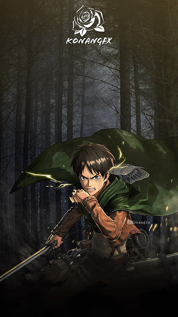 Eren Jaeger, aot, eren yaeger, anime HD phone wallpaper