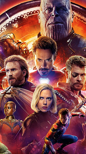 Avengers Infinity War, Superhero and villain, , Dynamic composition HD phone wallpaper