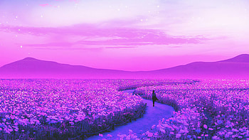 Day Dreaming Lavender Field , lavender, field, artist, artwork, digital-art HD wallpaper