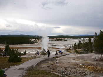 Back Basin Loop, Norris Geysir Basin, Nature trail, Back Basin Loop HD wallpaper