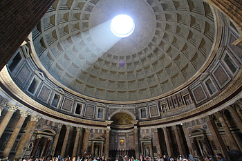 Roman Pantheon trivia, Ancient temple facts, Culinary delights, Traditional cuisine HD wallpaper