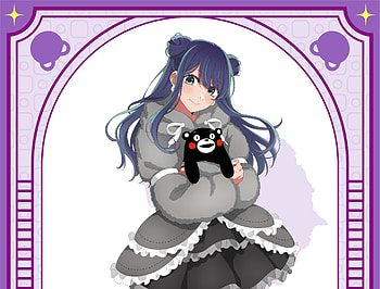 Oshi no Ko - Akane Kurokawa | Akane's Cozy Kumamon Embrace, Anime, Oshi no Ko, Akane Kurokawa HD wallpaper