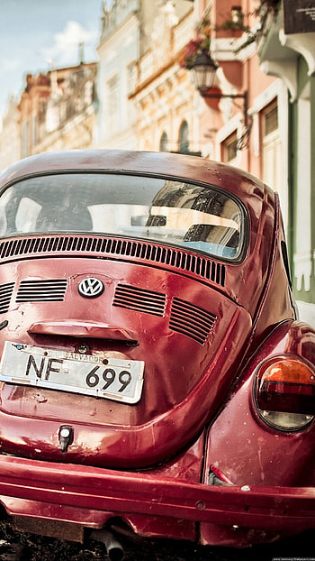 Vintage Volkswagen Beetle 6 Plus - http://best.com HD phone wallpaper