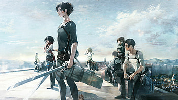 Attack on Titan, Final season , Shingeki no Kyojin, Epic battle scenes HD wallpaper