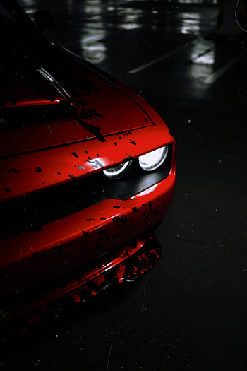 Dodge charger, automotive lighting, automotive parking light HD phone wallpaper