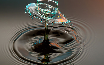 Water Splash, splash, graphics, water HD wallpaper