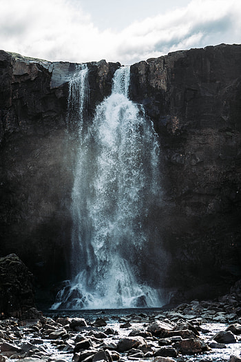 Landscape, Nature, Water, Stones, Waterfall, Precipice, Break HD phone wallpaper