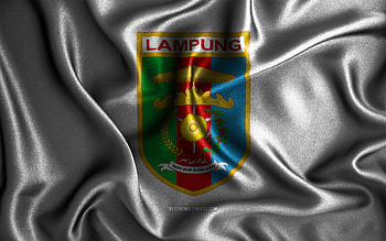 Lampung flag, , silk wavy flags, indonesian provinces, Day of Lampung, fabric flags, Flag of Lampung, 3D art, Lampung, Asia, Provinces of Indonesia, Lampung 3D flag, Indonesia HD wallpaper