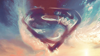 Superman Logo In Clouds, superman, superheroes, digital-art, artstation, artwork, logo HD wallpaper