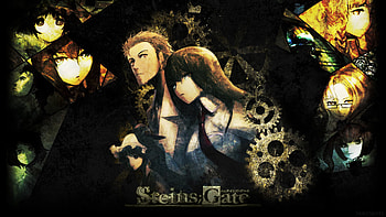 Steinsgate, Steins;Gate, Kurisu Makise, Rintaro Okabe, Anime HD wallpaper