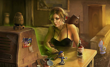 TIMES GONE BY, COKE, GIRL, RADIO, HEADS, RETRO, PAST, COMPUTER HD wallpaper