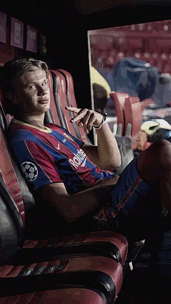 Halland, fcbarcelona HD phone wallpaper