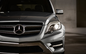 Cars, Car, Front View, Machine, Grey, Mercedes, Headlight, Mercedes-Benz Glk350 HD wallpaper
