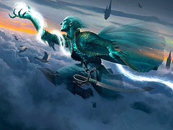 Flockchaser Phantom, fantasy, sorcerer HD wallpaper