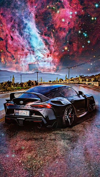 Supra, Space, Car HD phone wallpaper