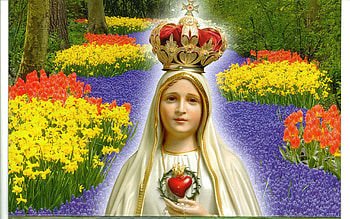 NOSSA SENHORA DE FATIMA, marie, jesus, jesus cristo, mary, maria, jesus christ HD wallpaper