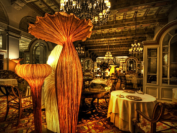the lounge at the breakers hotel r, lounge, ornate, lamps, hotel, r, sculptures HD wallpaper