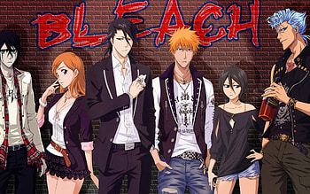 Grimmjow Jaggerjack, Bleach characters, , Graffiti background HD wallpaper