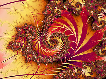 Streamers, CGI, trippy, psychedelic, Abstract, fractal HD wallpaper