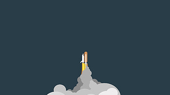 space, Rockets, Minimalism / and Mobile Backgrounds HD wallpaper