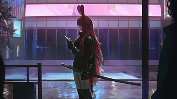 Shoyo Bunny Vtuber, artist, artwork, digital-art, artstation HD wallpaper