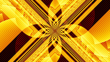 Yellow Black Flower Stripes Intersection Pattern Abstract HD wallpaper