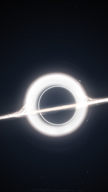 : Gargantua inspired by Interstellar movie HD phone wallpaper