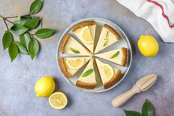 Lemon pie, food, pie HD wallpaper