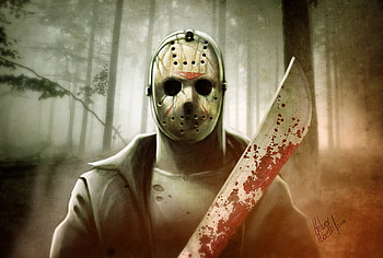 JASON VOORHEES, horror, jason, friday the 13, icon HD wallpaper