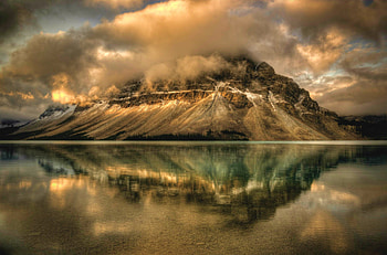 Mountains, graphy, peaceful, landscapes, Mirror, Lakes, light, clouds, Reflection, sky, lovely HD wallpaper