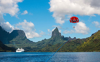 Moorea, Parasailing HD wallpaper